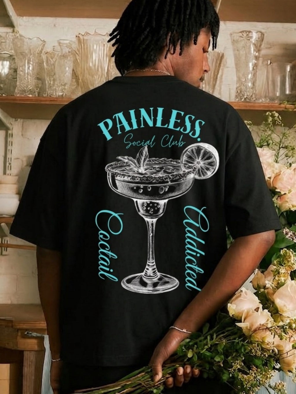 Coctail Addicted Oversize T-Shirt